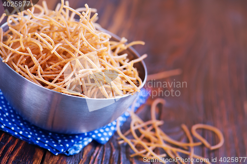 Image of brown pasta