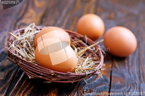 Image of chicken eggs