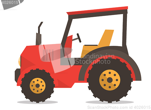 Image of Tractor vector illustration.