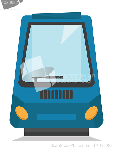 Image of Modern high speed train vector illustration.