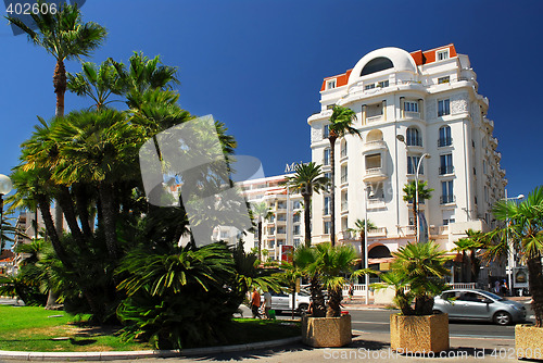 Image of Croisette promenade in Cannes