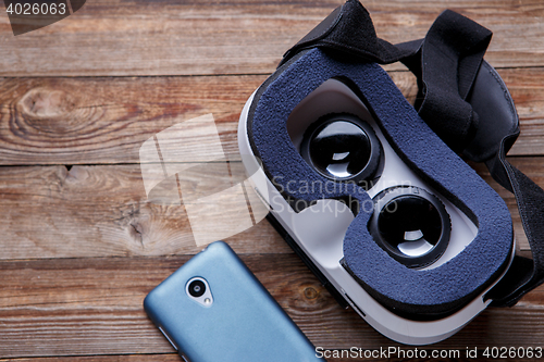 Image of virtual vr glasses goggles headset