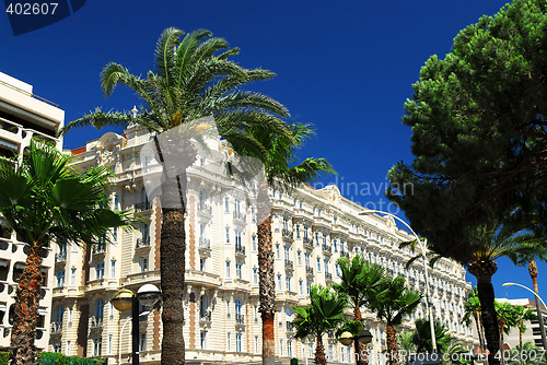 Image of Croisette promenade in Cannes