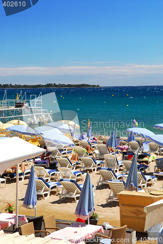 Image of Beach in Cannes, France