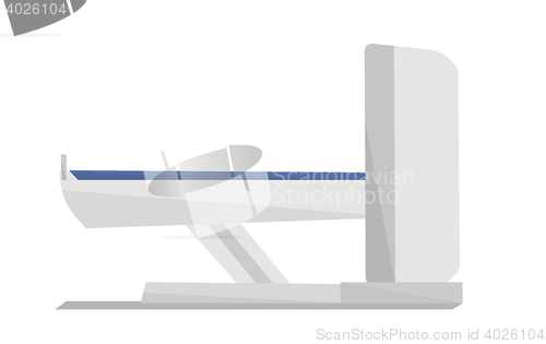 Image of Magnetic resonance imaging vector illustration.