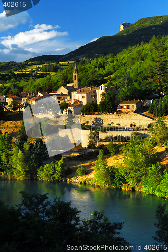 Image of Town of Sisteron in Provence, France