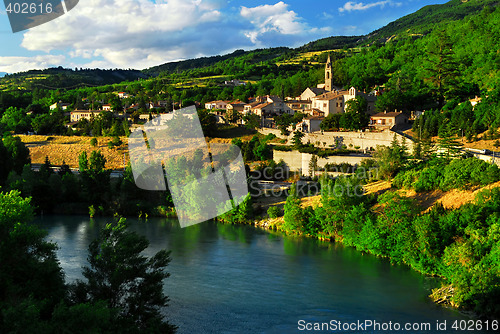 Image of Town of Sisteron in Provence, France