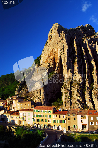 Image of Town of Sisteron in Provence France