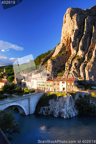 Image of Town of Sisteron in Provence France