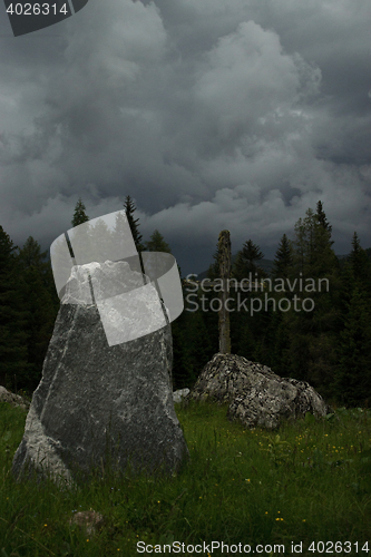 Image of Landscape at the Nockalm Street, Carinthia, Austria