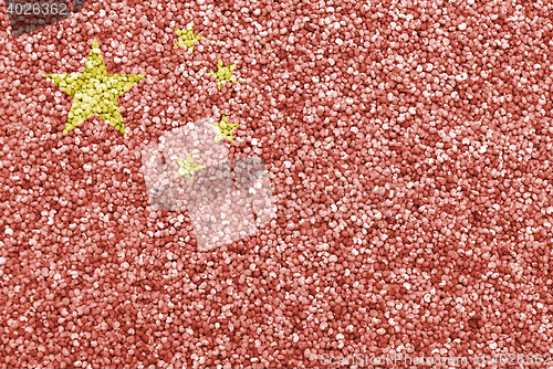 Image of Flag on poppy seed