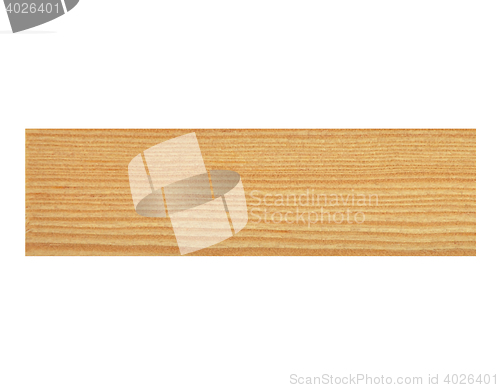 Image of Wooden plate on white background