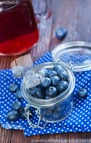 Image of fresh blueberry