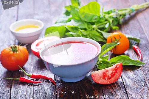 Image of tomato soup