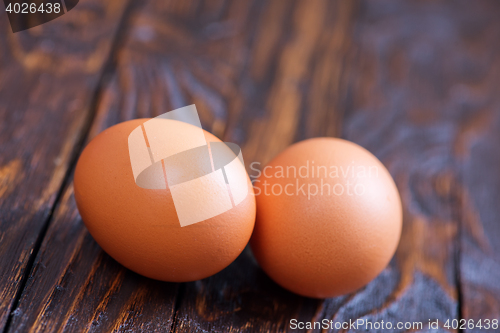 Image of chicken eggs