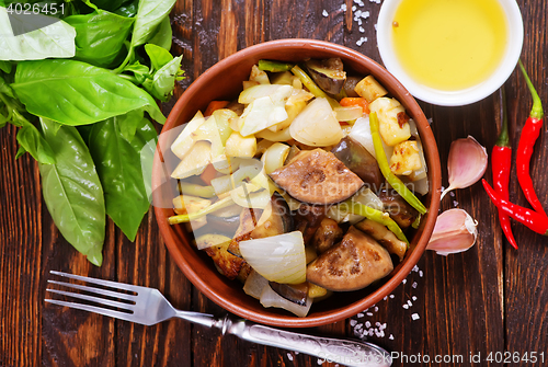 Image of fried vegetables