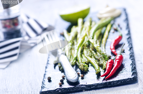 Image of fried asparagus