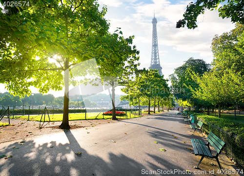 Image of Sunny morning in Paris