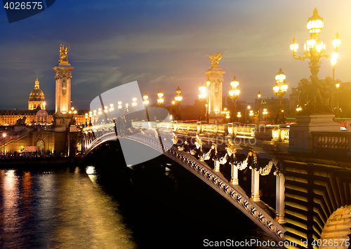 Image of Alexandre 3 Bridge, Paris