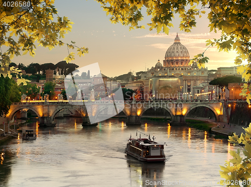 Image of Bridge of Saint Angelo in Rome