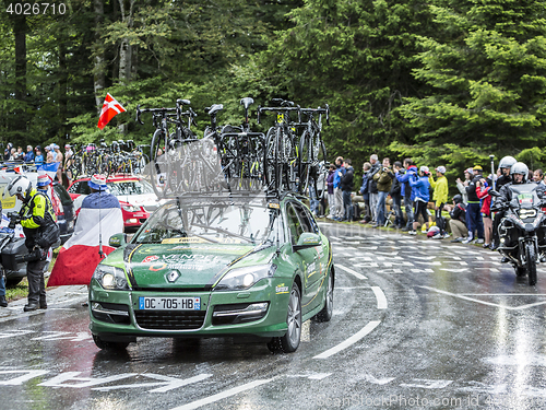 Image of The Car of Europcar Team - Tour de France 2014