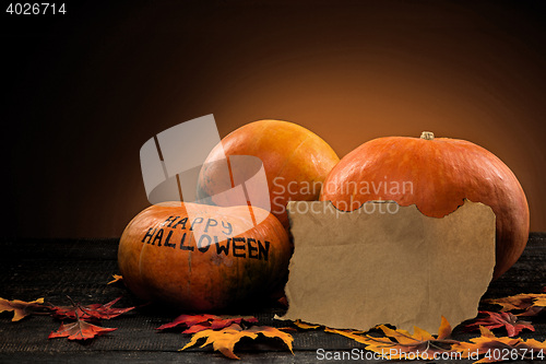 Image of Happy Halloween pumpkins