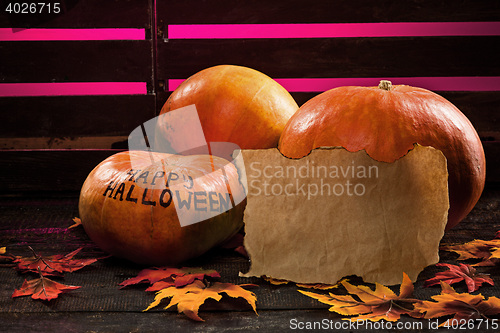 Image of Happy Halloween pumpkins