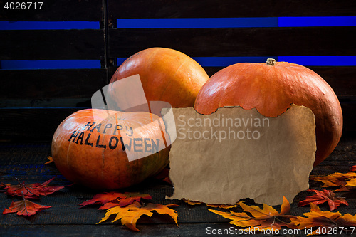 Image of Happy Halloween pumpkins