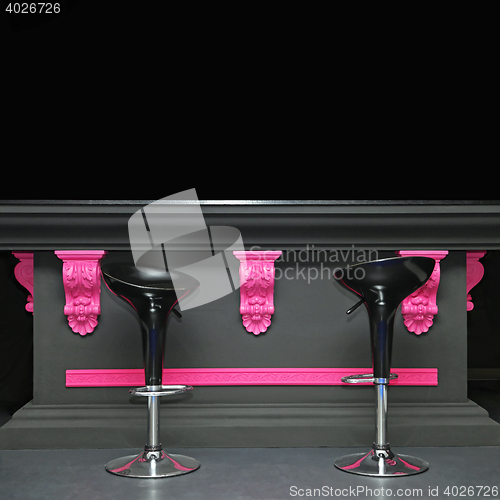 Image of Bar With Stools