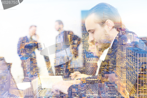 Image of Business people in modern office.