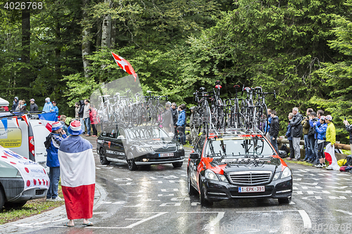 Image of The Car of BMC Racing Team - Tour de France 2014