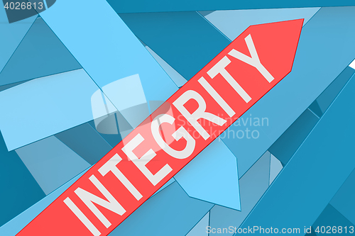 Image of Integrity arrow pointing upward