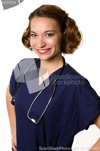 Image of Friendly young nurse