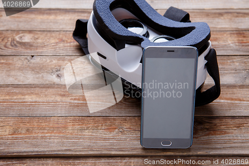 Image of virtual vr glasses goggles headset