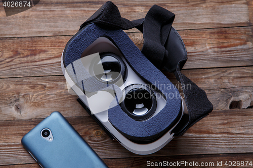 Image of virtual vr glasses goggles headset