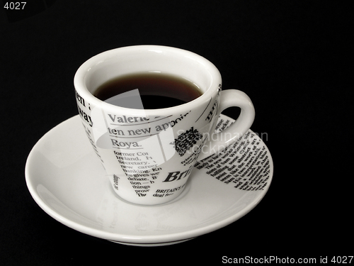 Image of Coffee on Black