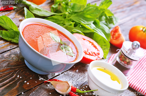 Image of tomato soup