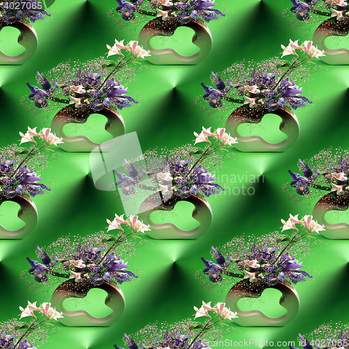 Image of Ikebana Seamless Background