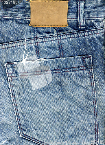 Image of Jeans Fabric  Background