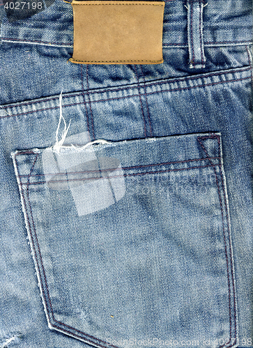 Image of Jeans Fabric  Background