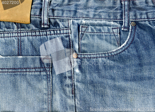 Image of Jeans Fabric  Background