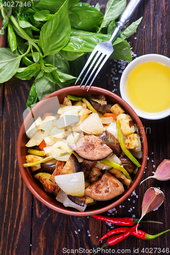 Image of fried vegetables