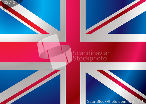 Image of britain flag ripple