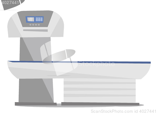 Image of Magnetic resonance imaging vector illustration.