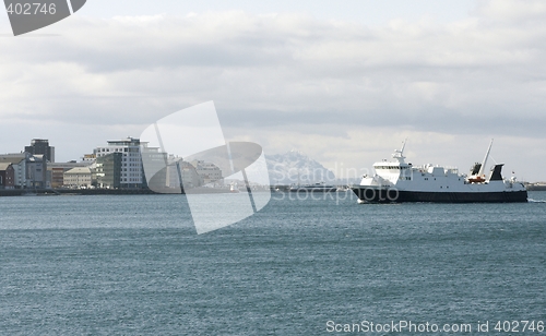 Image of Ferry in the harbour