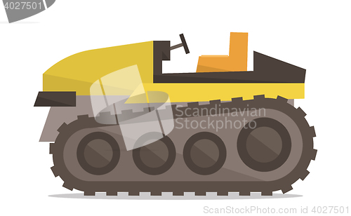 Image of Tractor vector illustration.