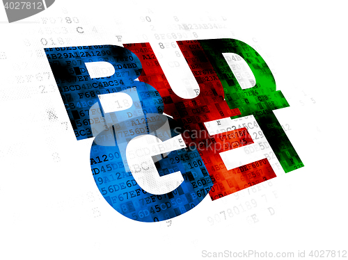 Image of Banking concept: Budget on Digital background