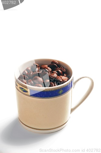 Image of coffee beans cup