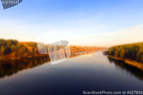 Image of river in autumn season