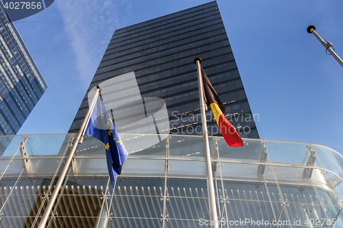 Image of The modern part of city centre in Brussels